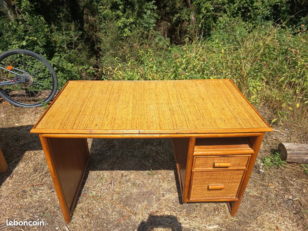 Bureau rotin (image 2)