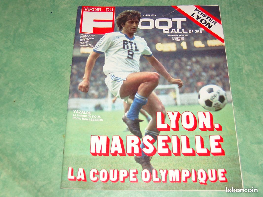 Miroir Du Football N°308 1978 – Platini + Poster OM 77/78 – COLLECTOR