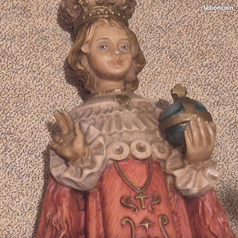 Ancienne statue en platre enfant jésus de prague (image 4)