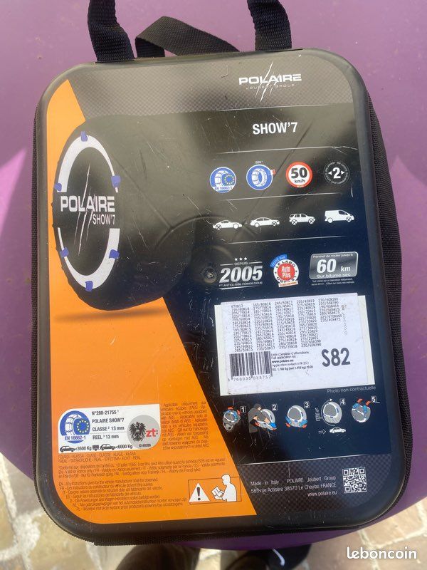 Chaîne à neige polaire show S82 Équipement auto