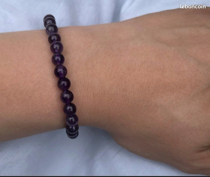 Bracelet effet améthyste (image 1)