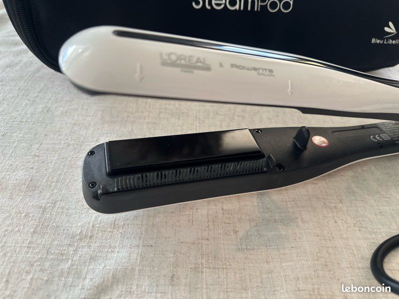 Lisseur Vapeur Steampod 3.0 De L'Oréal - Occasion Bon état, Couleur Blanc, Plaques Céramique