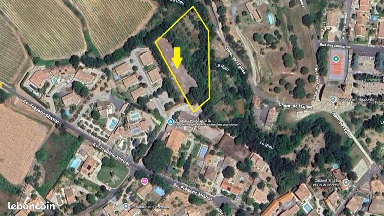 Terrain 4 300 m² Fontes
