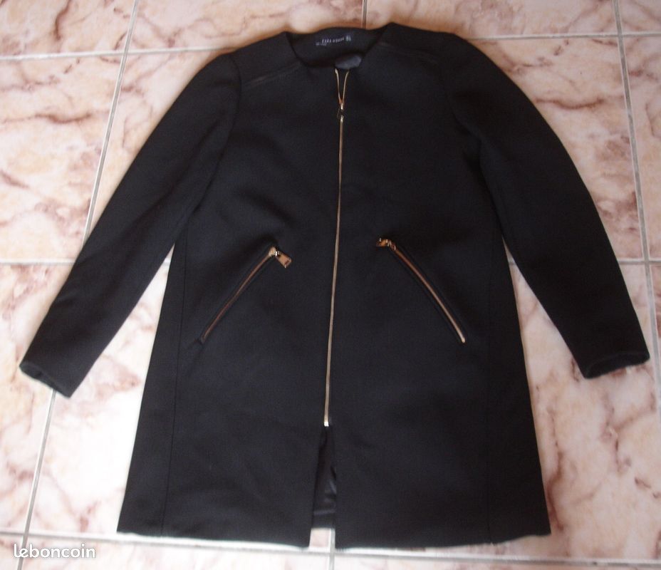 Manteau femme noir neuf t M zara Vêtements