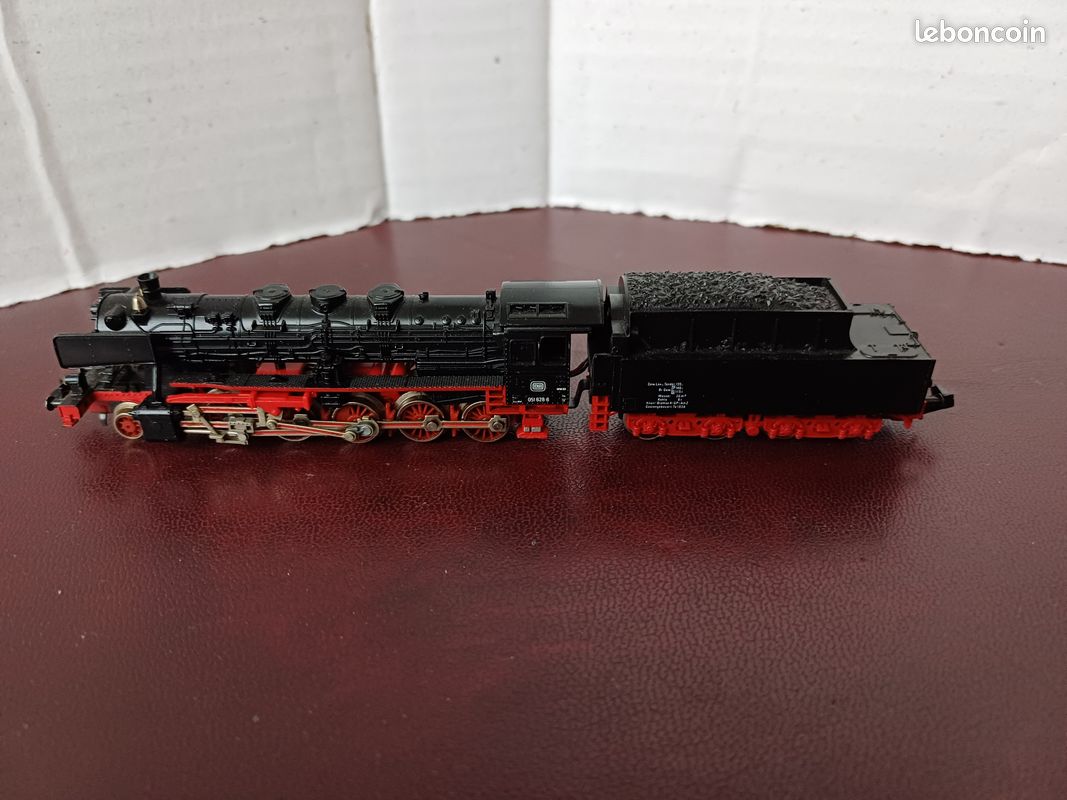 FLEISCHMANN N LOCOMOTIVE Vapeur Db 051628-6 Train Electrique Ref 7177