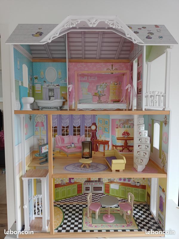 Maison de poupées Kaylee KidKraft en bon état (image 1)