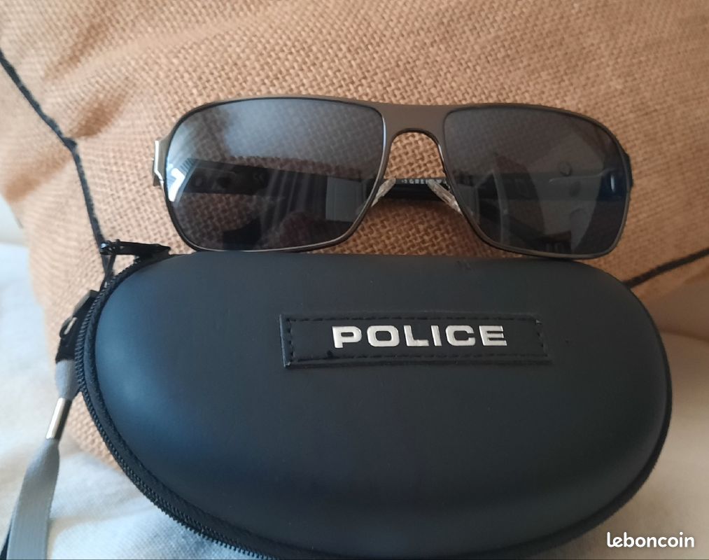 Lunette homme POLICE verres polarisés Accessoires Bagagerie