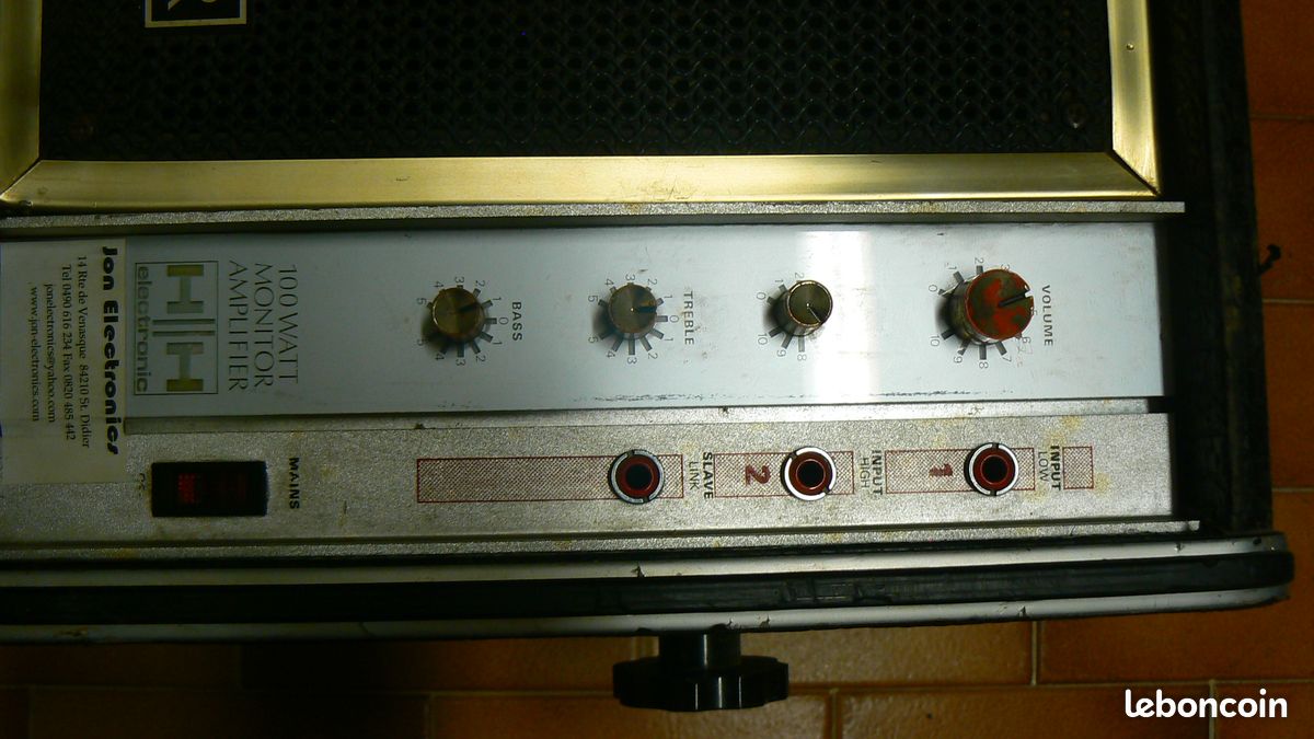 HH Monitors amplifiés 100 Watt vintage (2) (image 2)