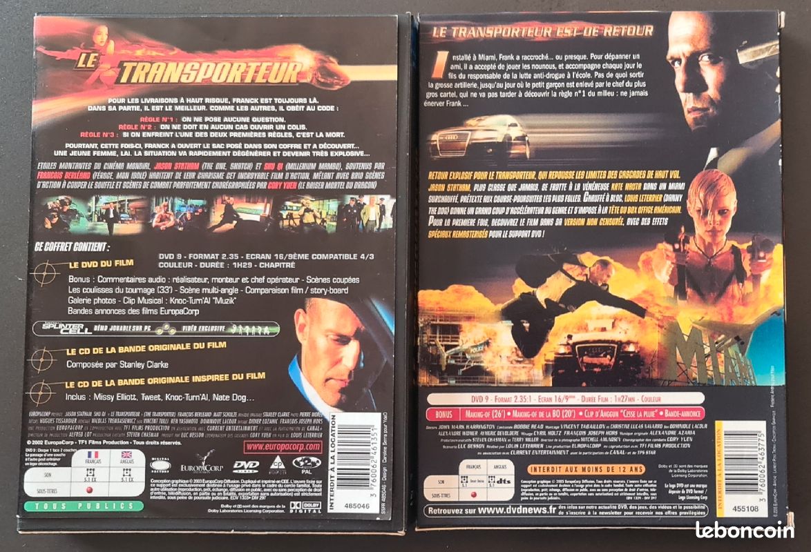 Le Transporteur 1 et 2 en DVD (image 2)