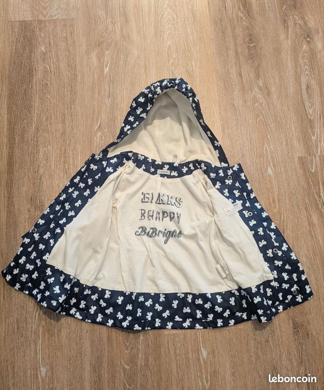 Parka imperméable IKKS fille 18 mois fille (image 4)