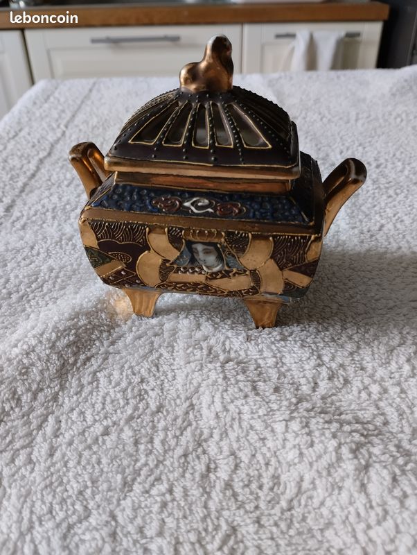 Brûle-encens Chinois, peut servir de sucrier (image 1)