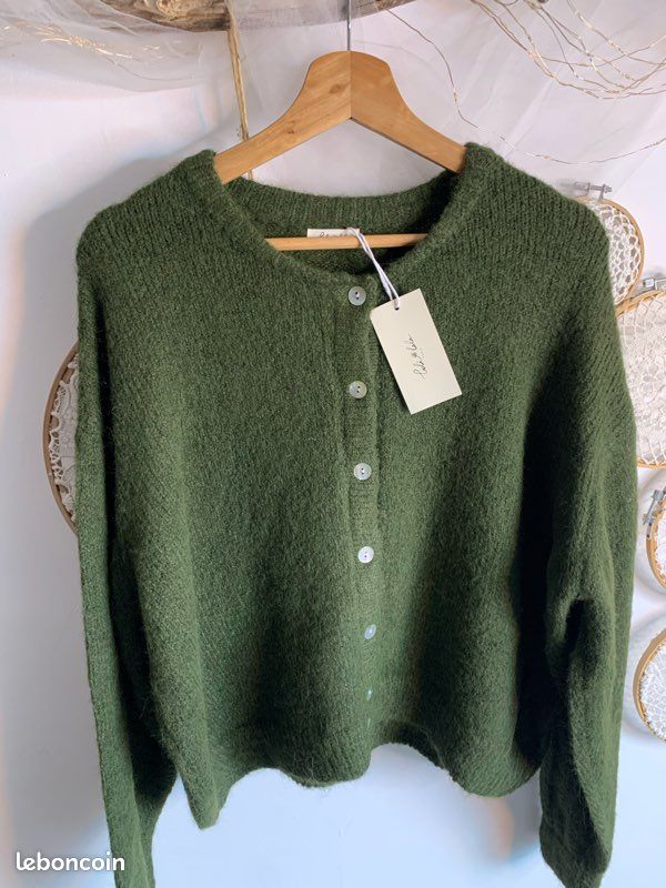 Cardigan vert Lili Lala Vêtements