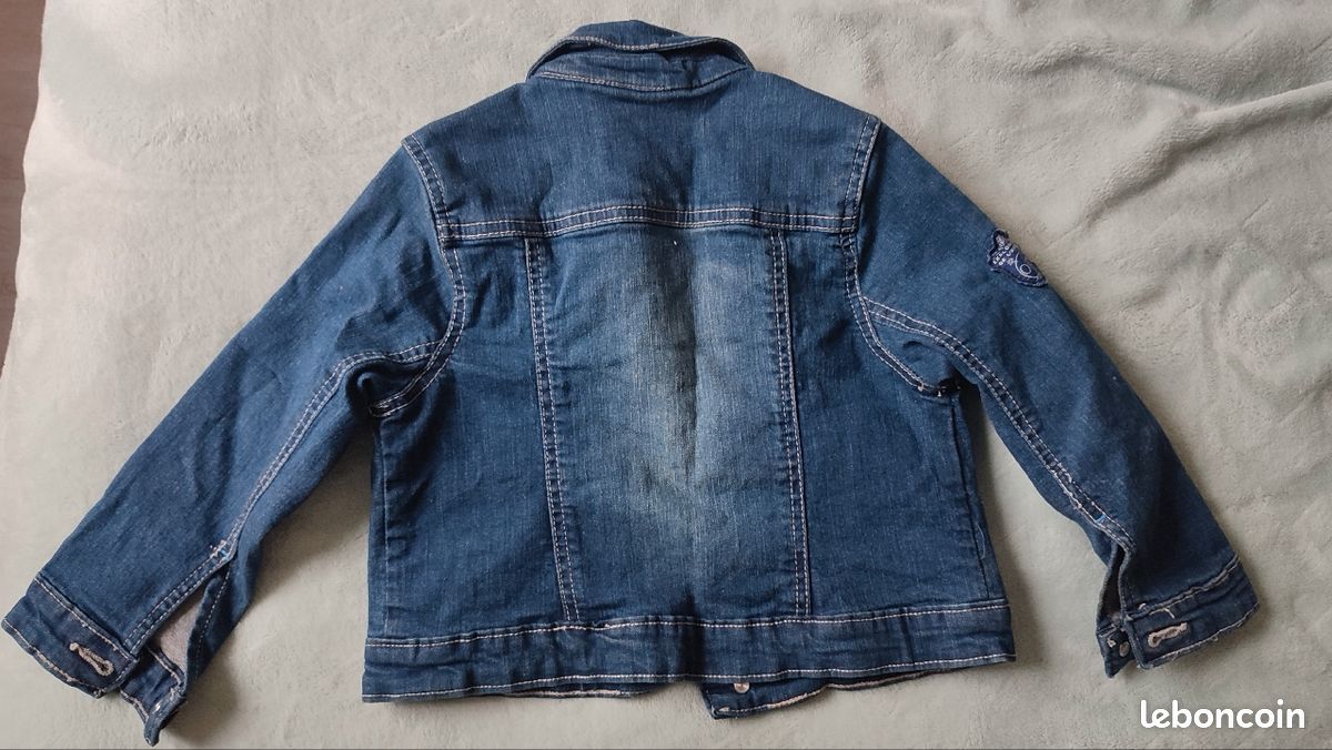 Blouson veste en jean 3 ans sergent major (image 6)