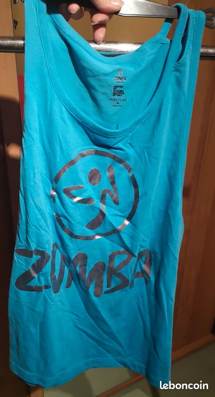 Top long turquoise zumba T M (image 1)