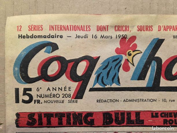 VAILLANT . Le journal le plus captivant . N° 835 . 14 mai 1961 . La