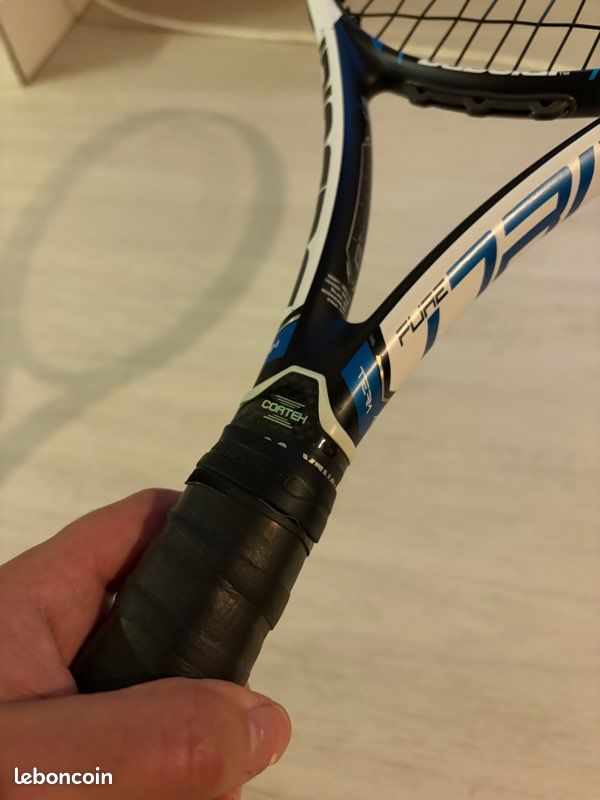 Raquette De Tennis Babolat Pure Drive Team OS - Taille De Manche 4 1/8 - Occasion - Fabriquée Au Japon