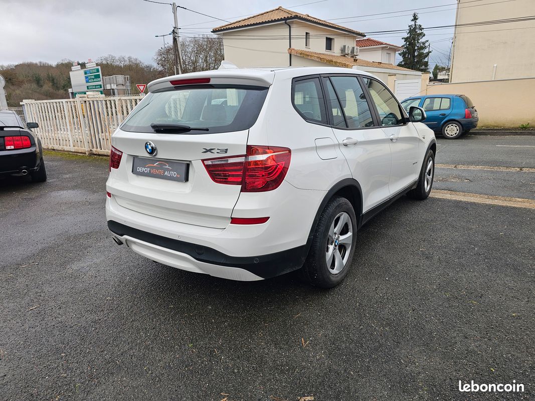 BMW X3 xDrive 20d 190ch Exécutive BV6 - Cuir, GPS, Attelage, Hayon Élec, Suivi (image 4)