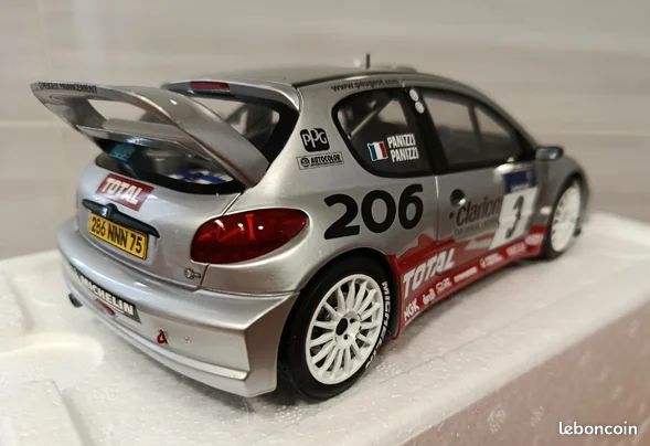 Peugeot 206 WRC Tour De Corse 2002 Panizzi - Ottomobile 1/18 - 2000 Pcs OT1085