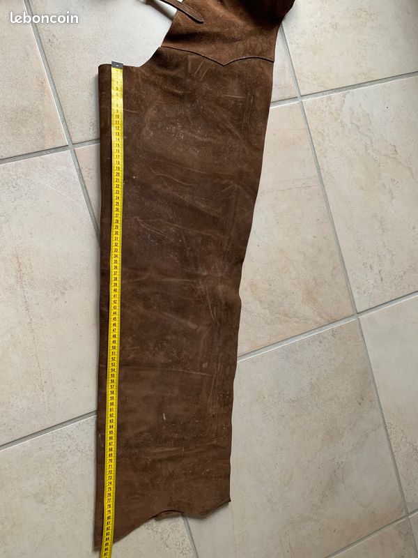 Chaps D'équitation Western Vintage - Années 70 - Taille Adulte Réglable - États-Unis