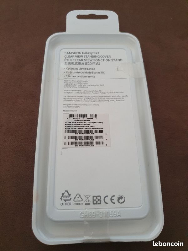 Étui (neuf) Clear View pour Samsung Galaxy S9+ (image 2)