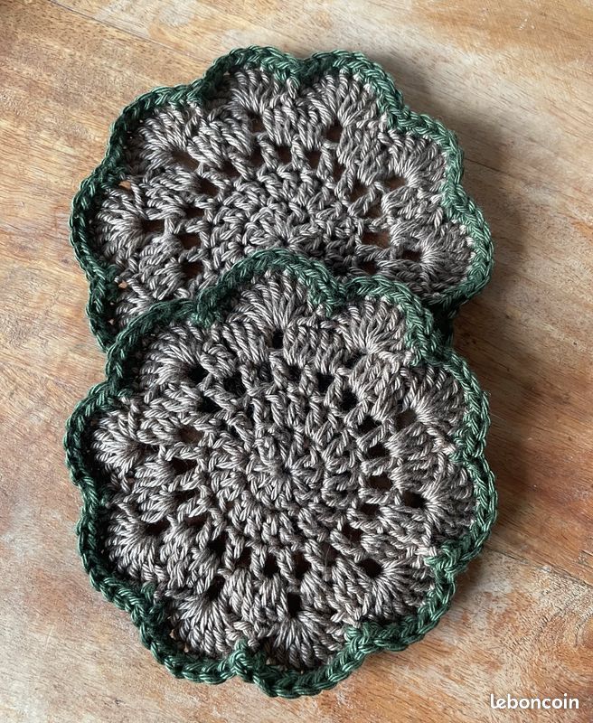 Sous tasse (ou verre) au crochet (image 4)