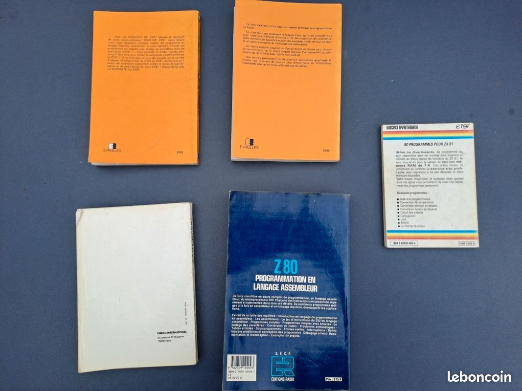 Lot livres zx 81 z80 programmation (image 2)