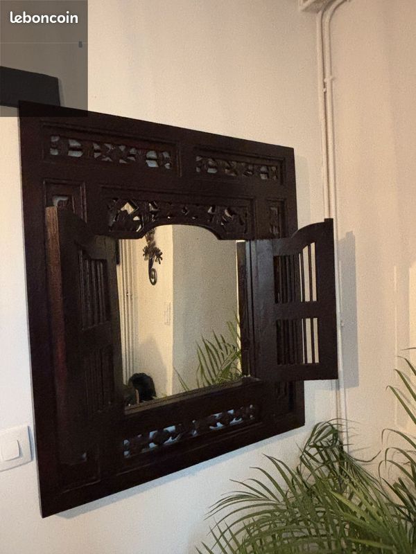 Miroir à volet en bois Maison du Monde (image 4)