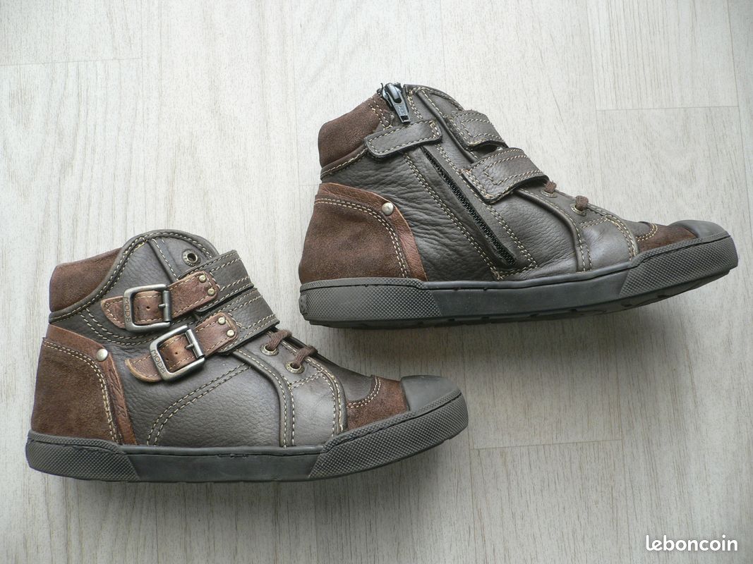 Chaussures en cuir garçon Pointure 34 ADIL7 (image 1)