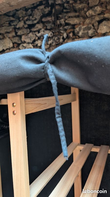 Armoire Penderie pin et tissu (image 5)