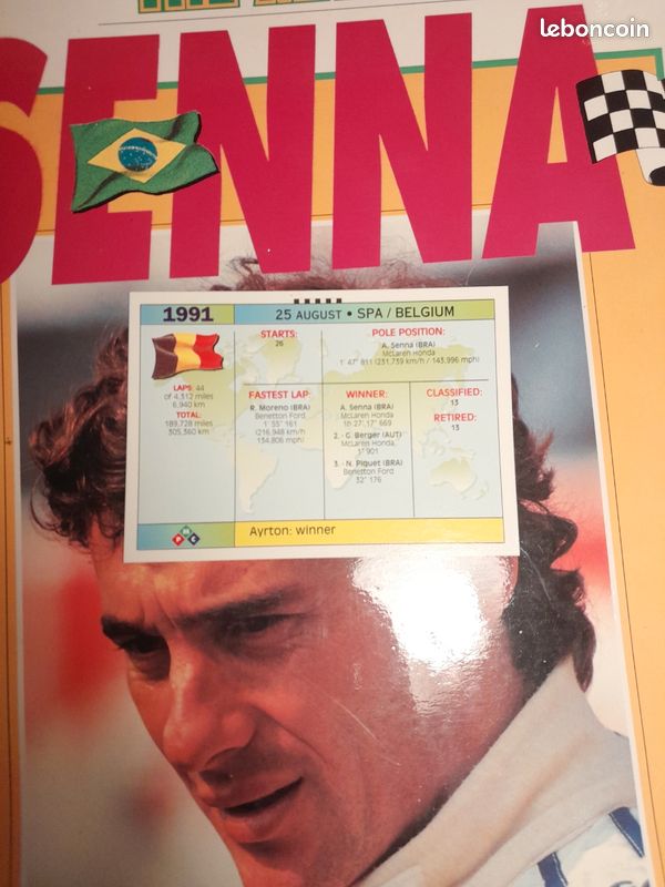 Carte The Magic Senna carte numéro 122 (image 2)