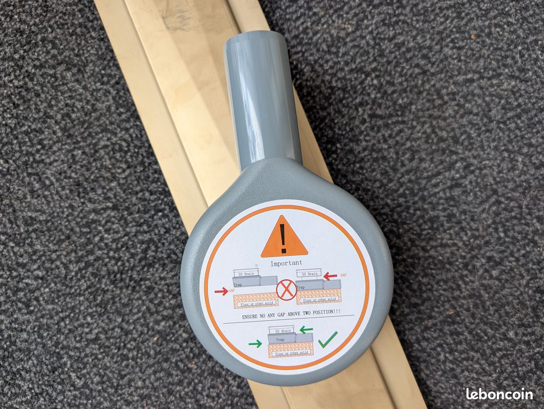 Caniveau de douche linéaire REA Neox Pro 90 cm – Or brossé (image 4)