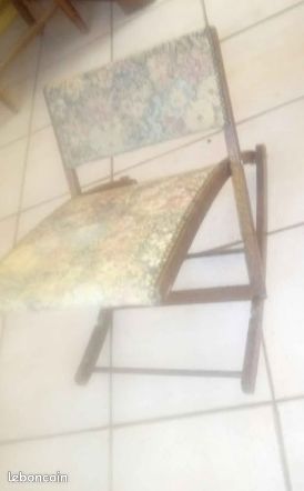 VENTE FLASH 10 CE MATIN 30 AM_ CHAISE PLIANTE A BASCULE- uniquement aujourd'hui (image 1)