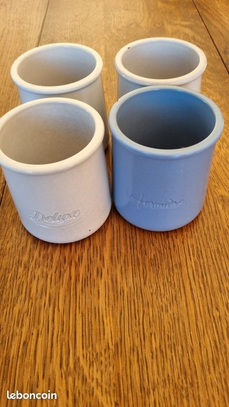10 pots yaourts grès (image 4)