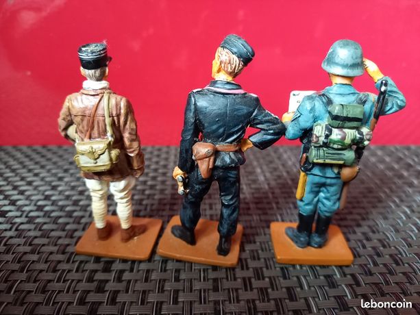 Lot De 3 Soldats Plomb Del Prado – Miniatures Collection, Très Bon état