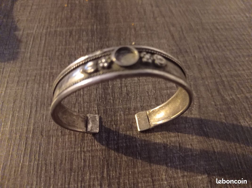 Bracelet argent massif (image 1)
