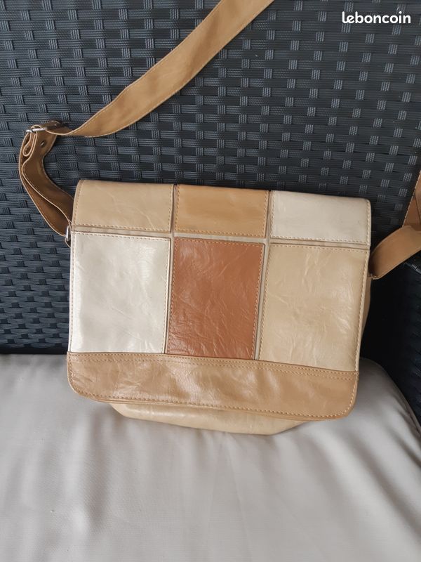 Sac à main multi-poches vintage (image 1)