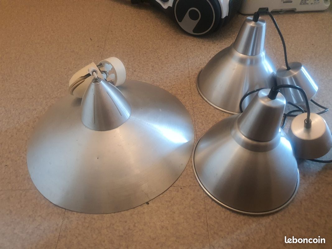 Lot de 3 Suspensions dont 2 IKEA modèle foto type : T0703 lampes lustres (image 11)