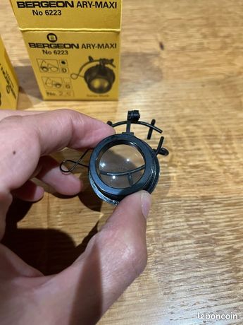 Loupe Bergeon ARY 1492-D2.5 Pour Horloger – Grossissement X4, œil Droit, Swiss Made