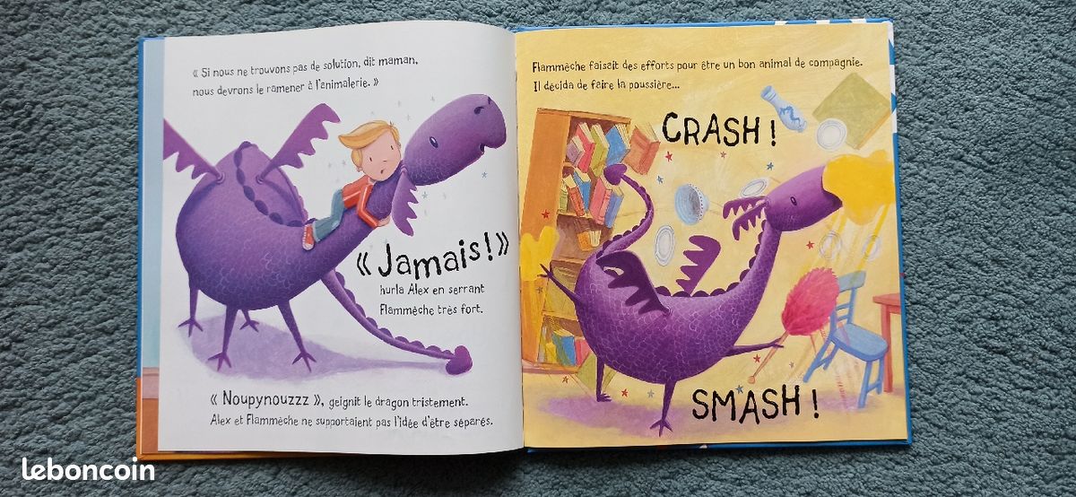 Sublime livre enfant, Le dragon d'Alex, NEUF (image 3)