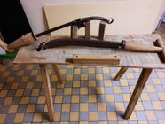 Cure-pied Ancien Pour Cheval Fait Main – Outil Maréchal-ferrant Bois Et Métal