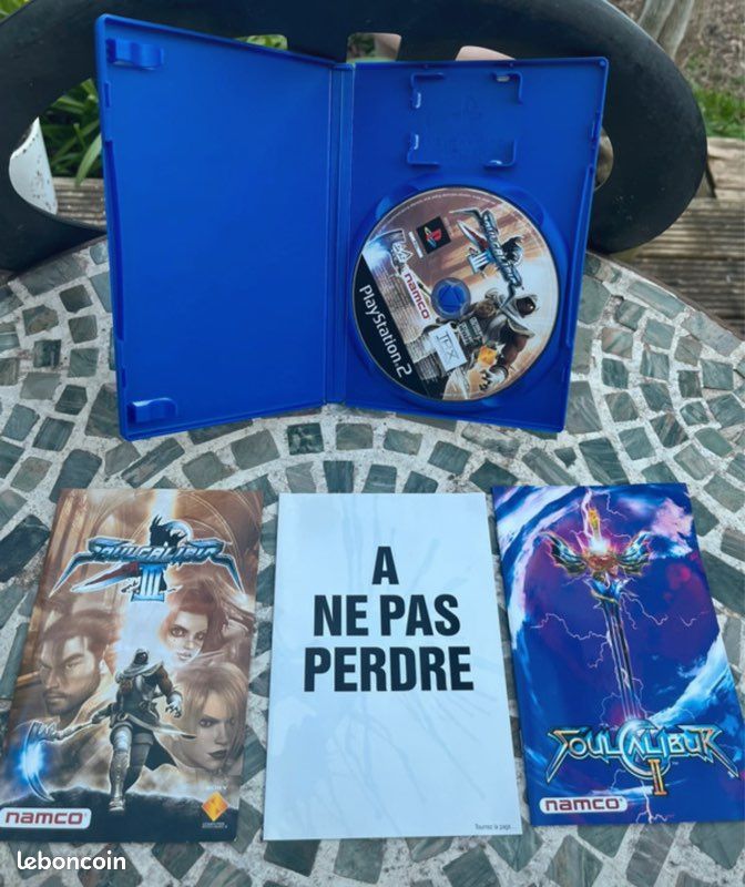 Jeu PS2 SoulCalibur III Édition Platinium - Complet (Boîte, Notice, DVD) - Pal FR - 2005