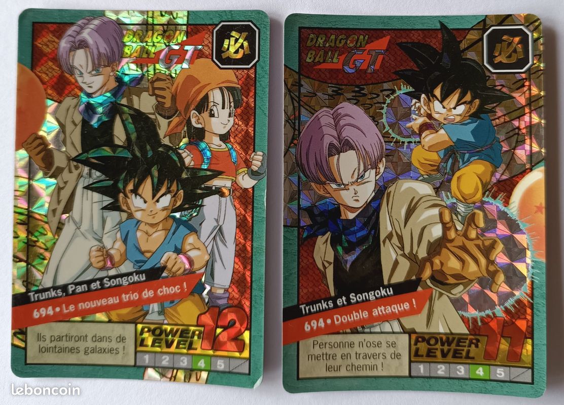 Carte DBZ #694 faces A et B prisme (image 1)