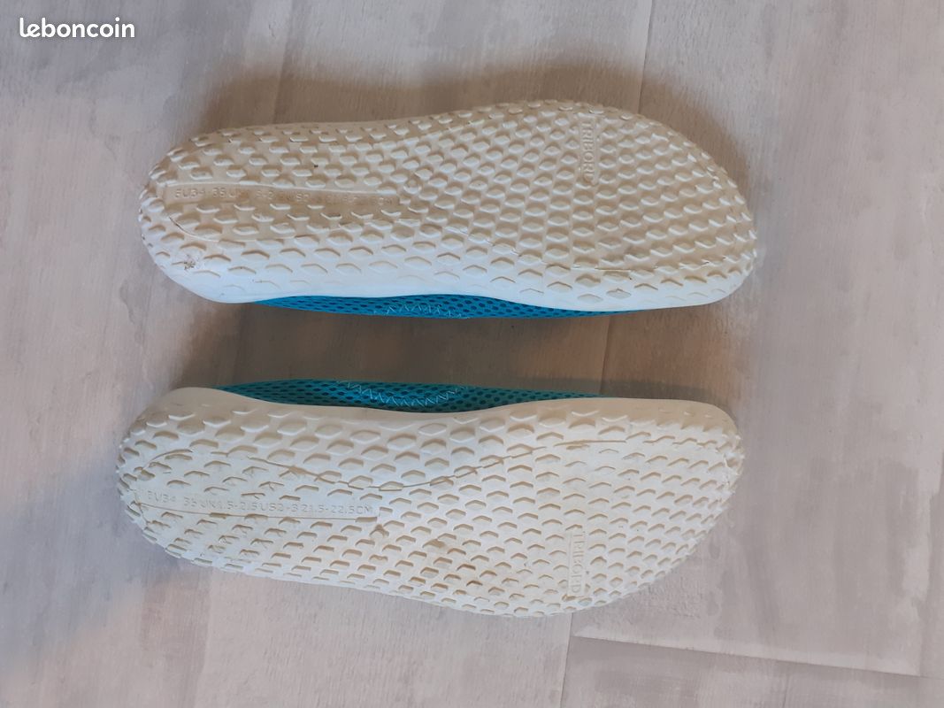 Chaussures aquatiques Enfant - Aquashoes 100 Turquoise – 36-35 (image 2)