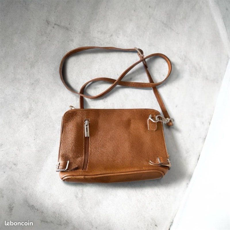 Sac en bandoulière en cuir (image 3)