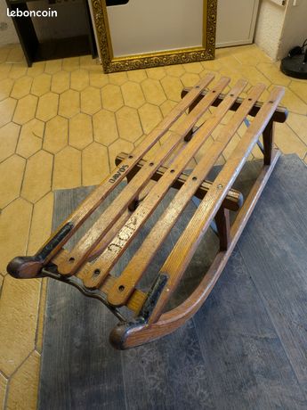 Luge Pliable en Bois Massif pour Enfant Davos - Pinolino