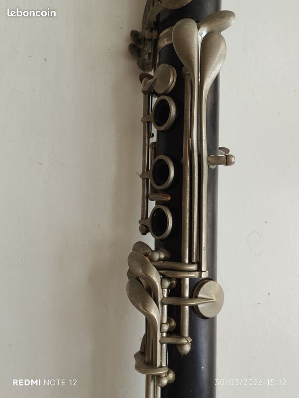 Jolie clarinette en bois ancienne (image 12)