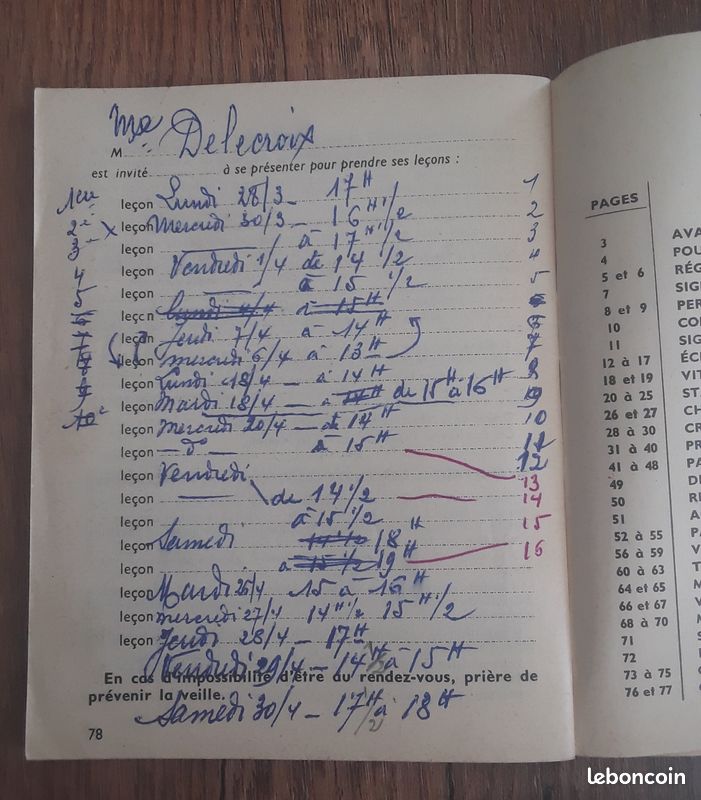 Lot de 3 anciens livre vintage du code de la route (image 11)