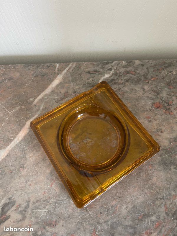 Cendrier Vintage En Plastique Martini - Objet Déco Rétro Années 70