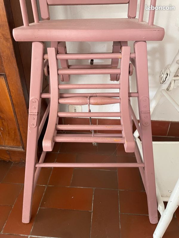 Chaises hautes enfants en bois (image 4)