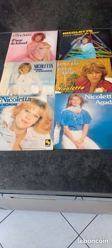 6 45tr vinyles de nicoletta (image 1)